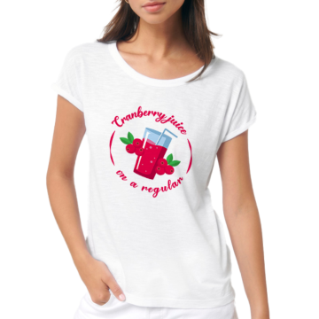 100% памучна тениска CRANBERRY JUICE