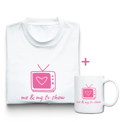 Тениска + чаша ME&MY TV SHOW