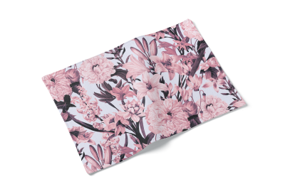 2бр непромокаеми подложки за маса - PINK FLOWERS