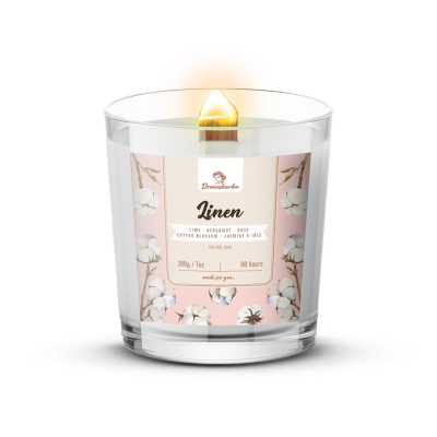 100% Натурална свещ LINEN